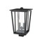 Z-Lite Seoul 2 Light Outdoor Post Mount Fixture, Black & Clear 571PHBS-BK - alternate 5